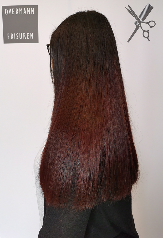 Keratinpflege Haarkur rotes Haar